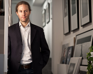 Photo of Andreas F. Bobak in the Studio.